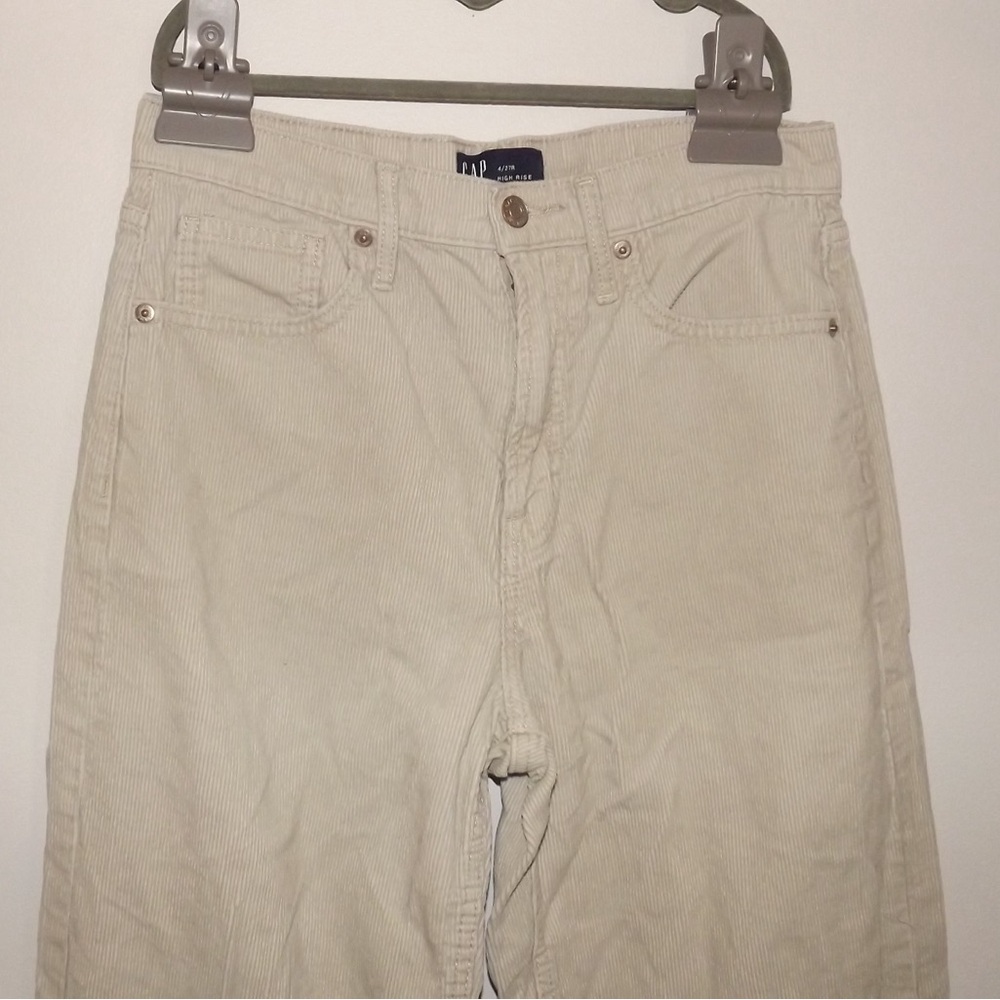 GAP Men's Cream Corduroy Pants